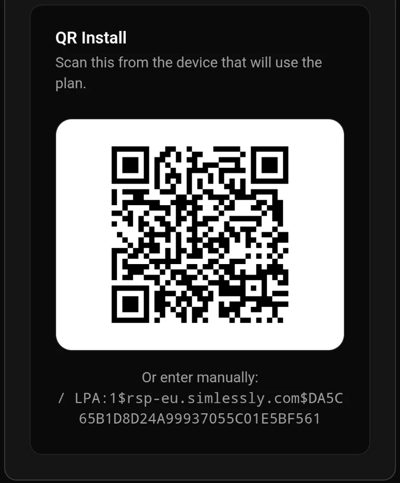 Option B — QR Code Install